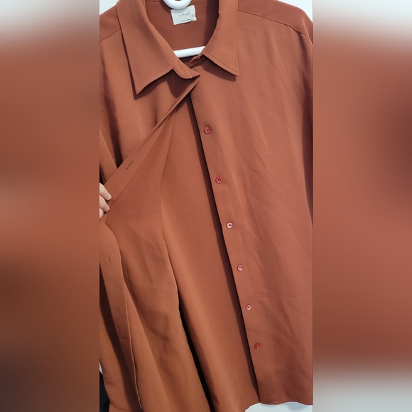 Aritzia Wilfred oversized blouse-size 3 - Picture 2 of 5